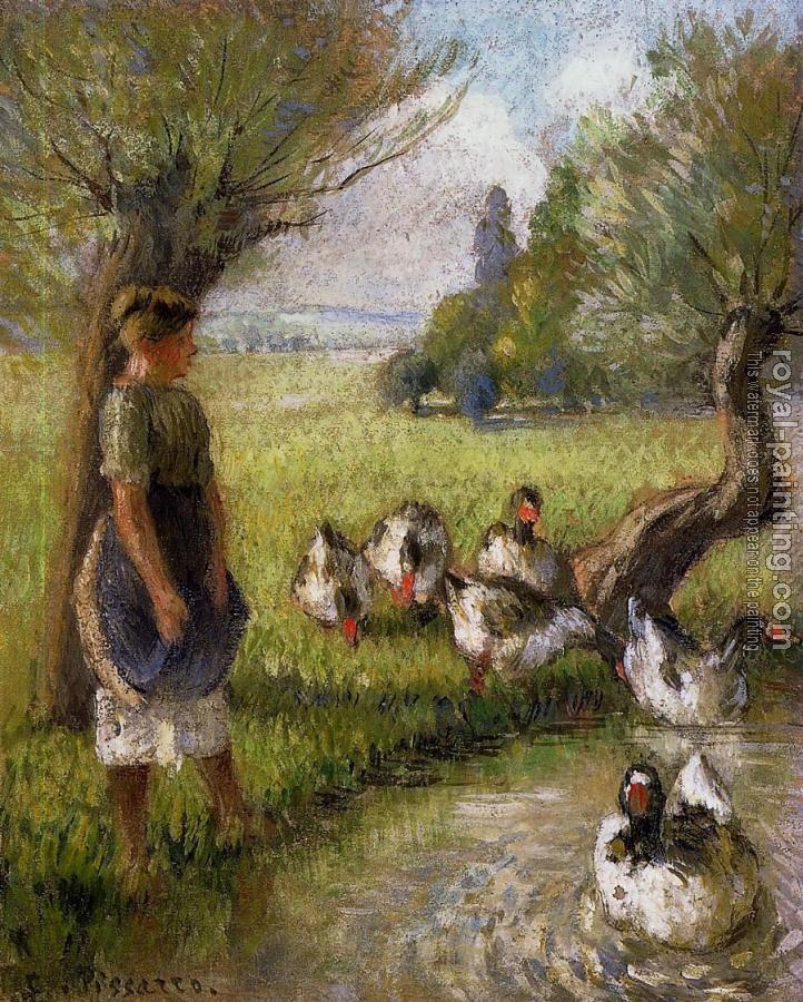 Camille Pissarro : Goose Girl